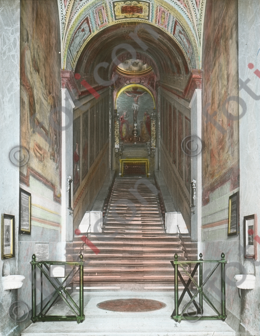 Die Scala Santa oder Pilatus Treppe | The Scala Santa or Pilate Stairs - Foto foticon-simon-150-014.jpg | foticon.de - Bilddatenbank für Motive aus Geschichte und Kultur